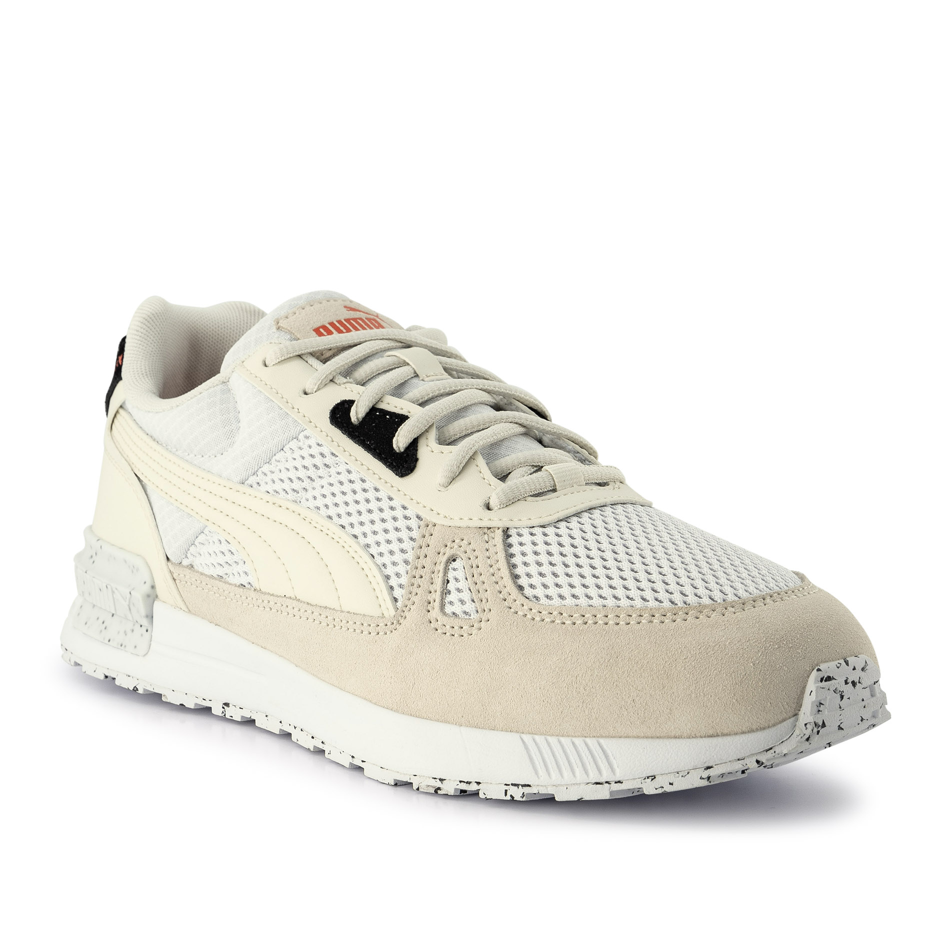 PUMA Herren Sneaker beige,weiß Textil & Canvas