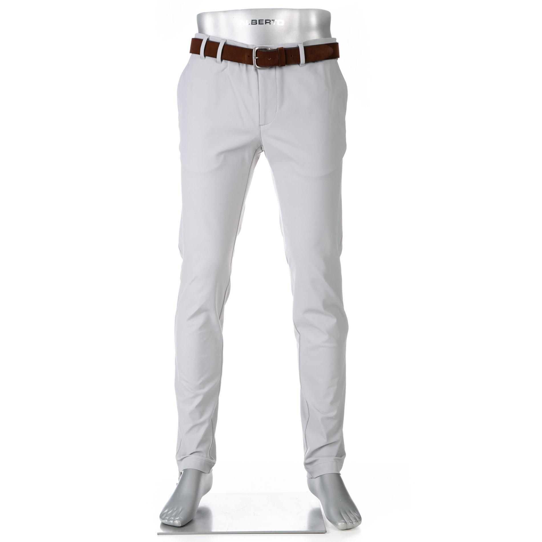 Alberto Golf Herren Golfhose grau 3xDry Slim Fit