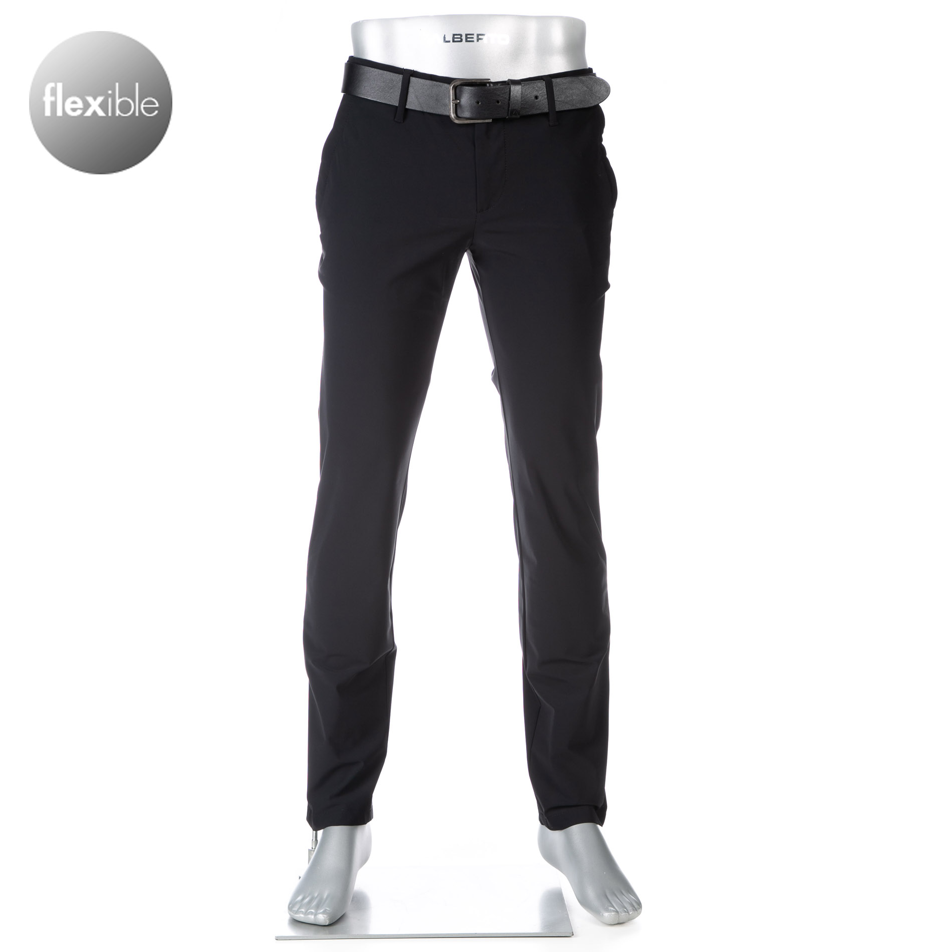 Alberto Bike Herren Hosen schwarz