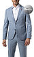 Sakko Cimonopoli, Super Slim Fit, Schurwoll-Stretch, hellblau meliert - hellblau