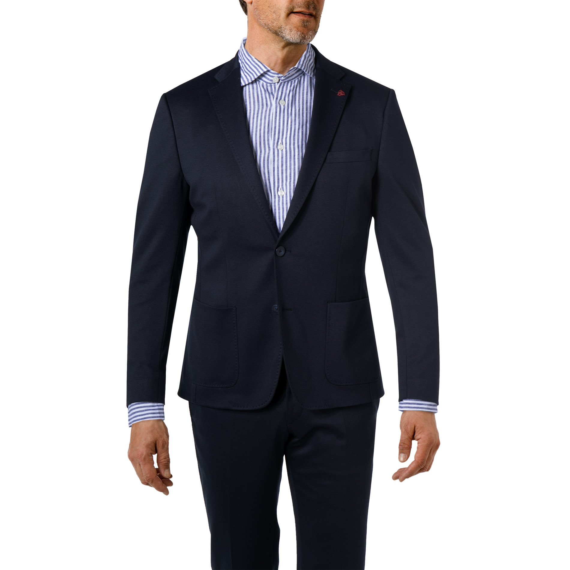ROY ROBSON Herren Sakko blau Slim Fit