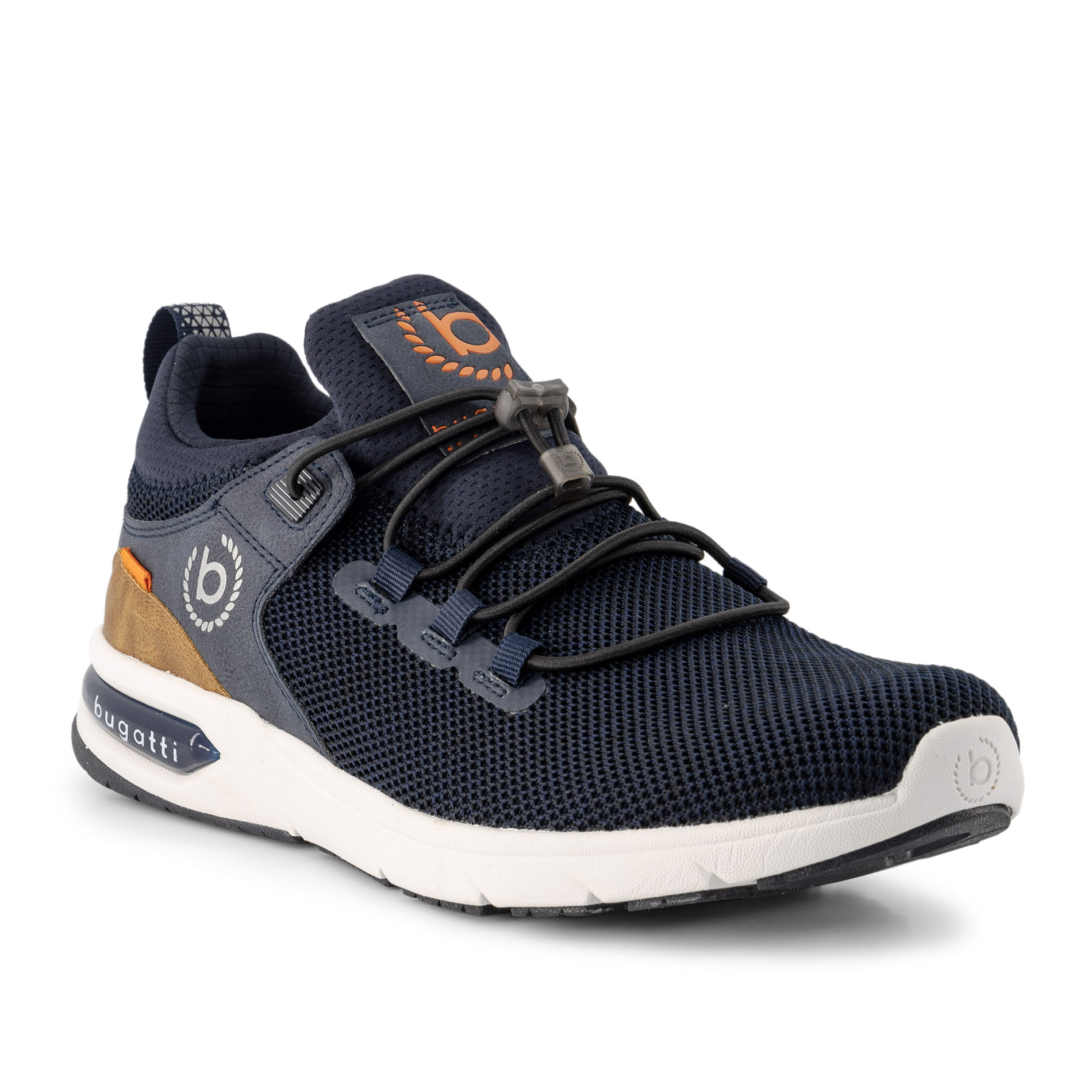 bugatti Herren Sneaker blau Textil & Canvas