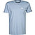 T-Shirt, Baumwolle, hellblau - hellblau