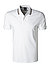 Polo-Shirt, Slim Fit, Baumwoll-Jersey, weiß - weiß