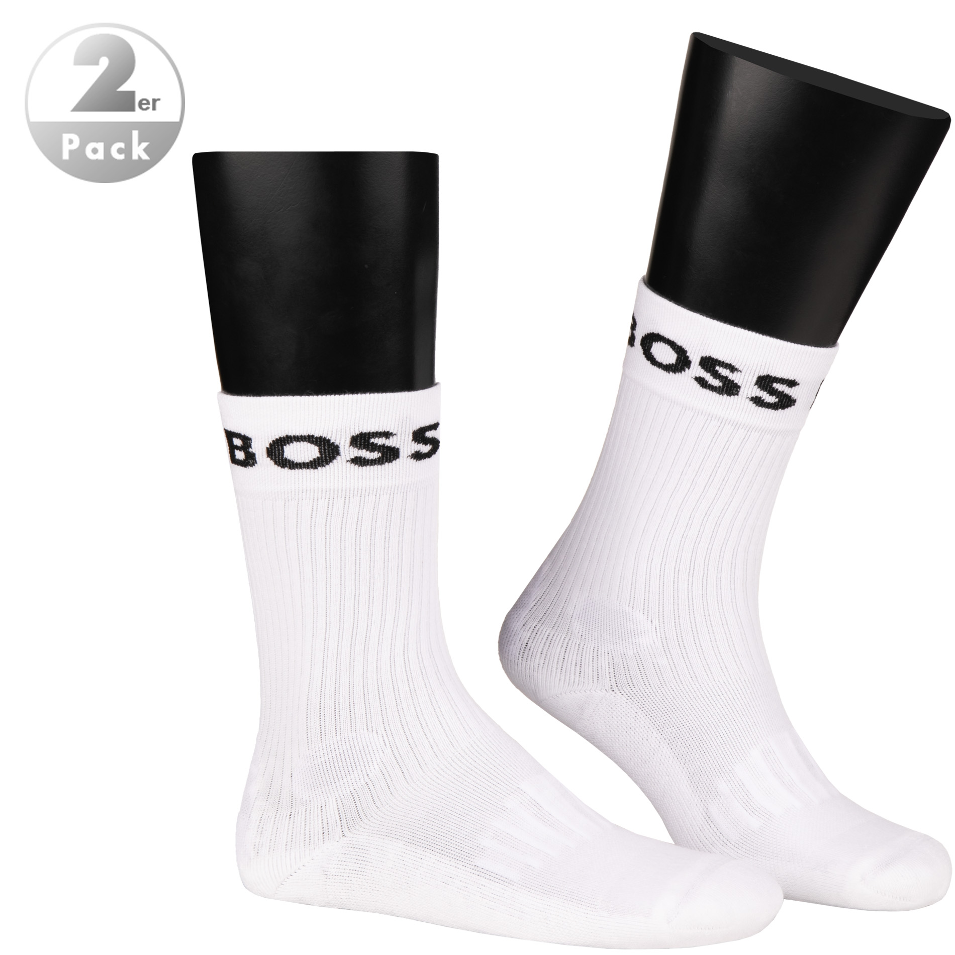 BOSS Black Herren Socken schwarz Baumwolle & Mix unifarben