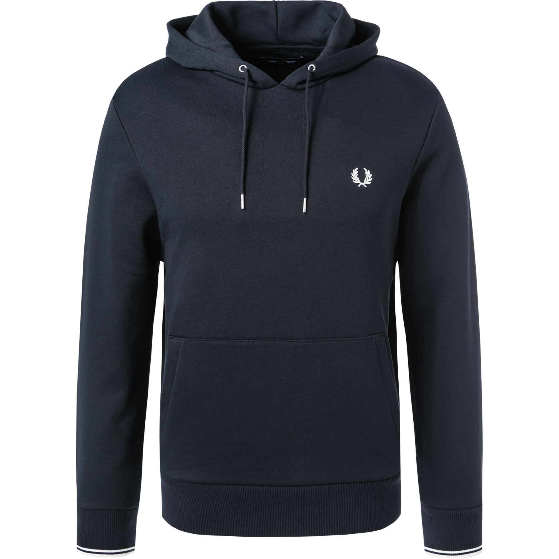 Fred Perry Herren Hoodie Blau Unifarben