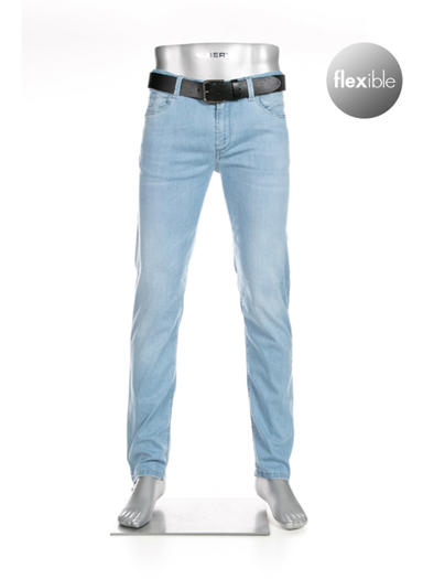 Jeans Pipe, Regular Fit, Baumwolle-Tencel™, hellblau