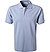 Polo-Shirt, Baumwoll-Piqué, hellblau - hellblau