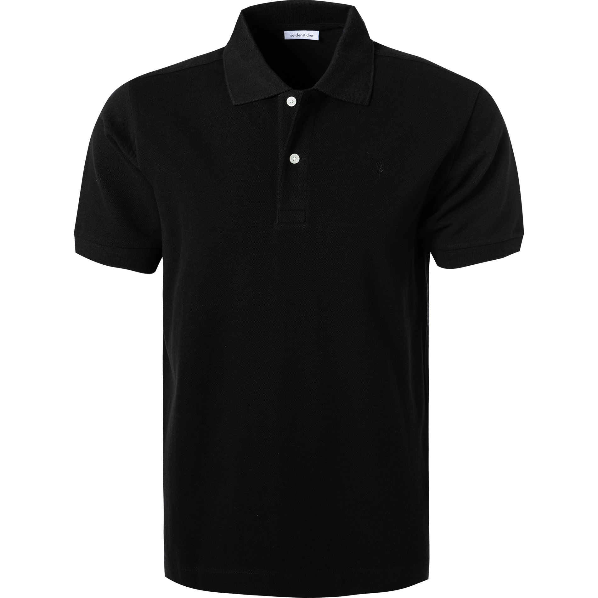 Seidensticker Herren Polo-Shirt schwarz