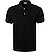 Polo-Shirt, Baumwoll-Piqué, schwarz - schwarz