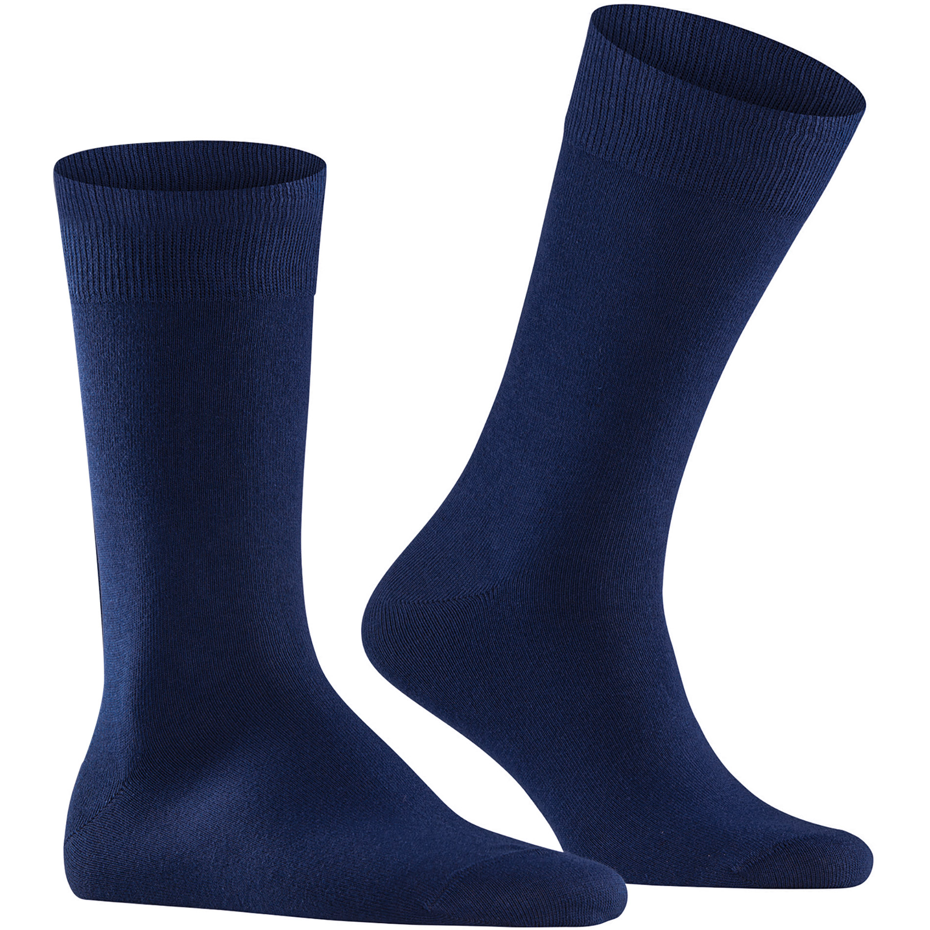 Burlington Herren Socken blau Baumwolle gemustert