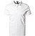 Polo-Shirt, Baumwoll-Jersey, weiß - weiß