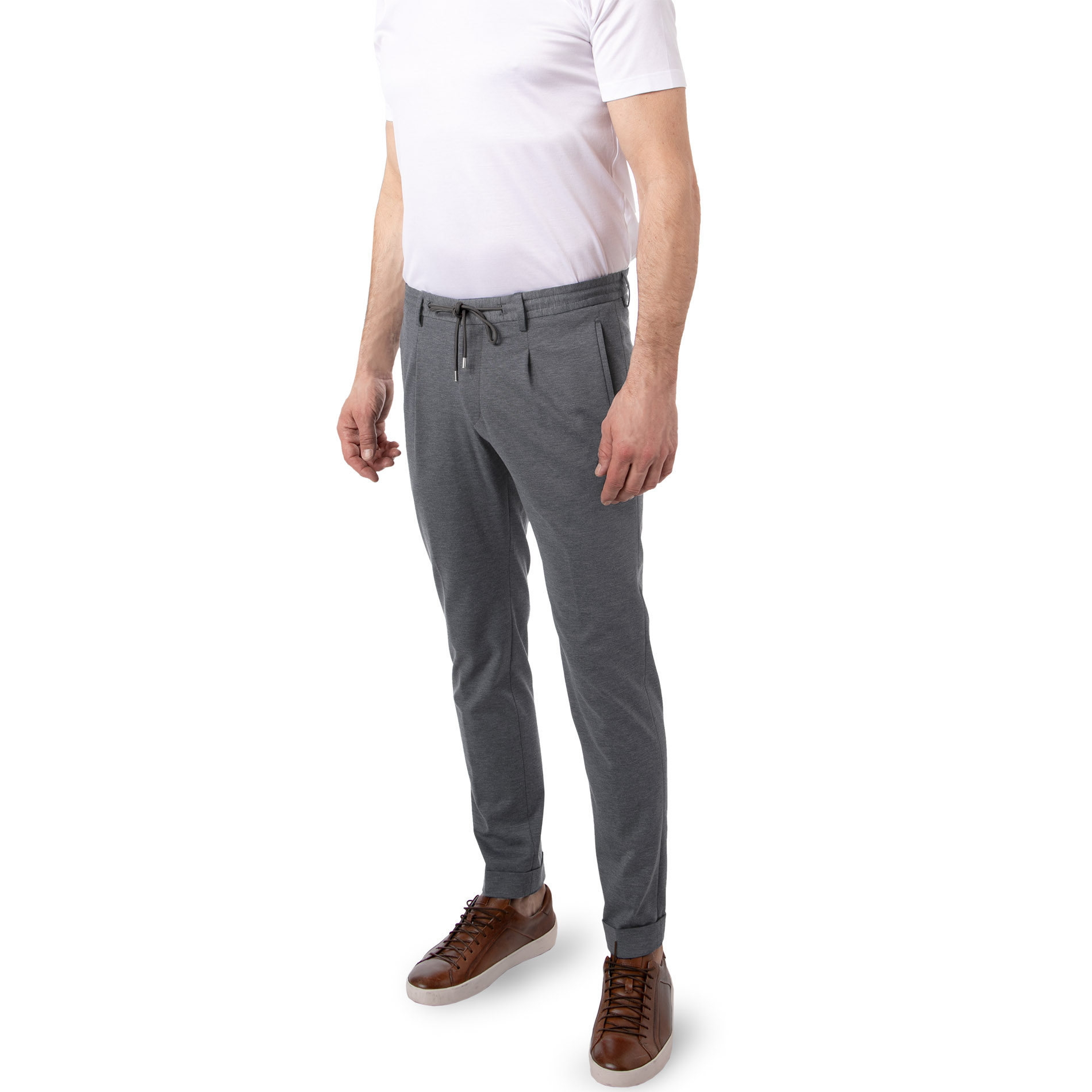 BALDESSARINI Herren Hose grau meliert