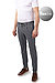 Hose, Jersey, grau meliert - grau