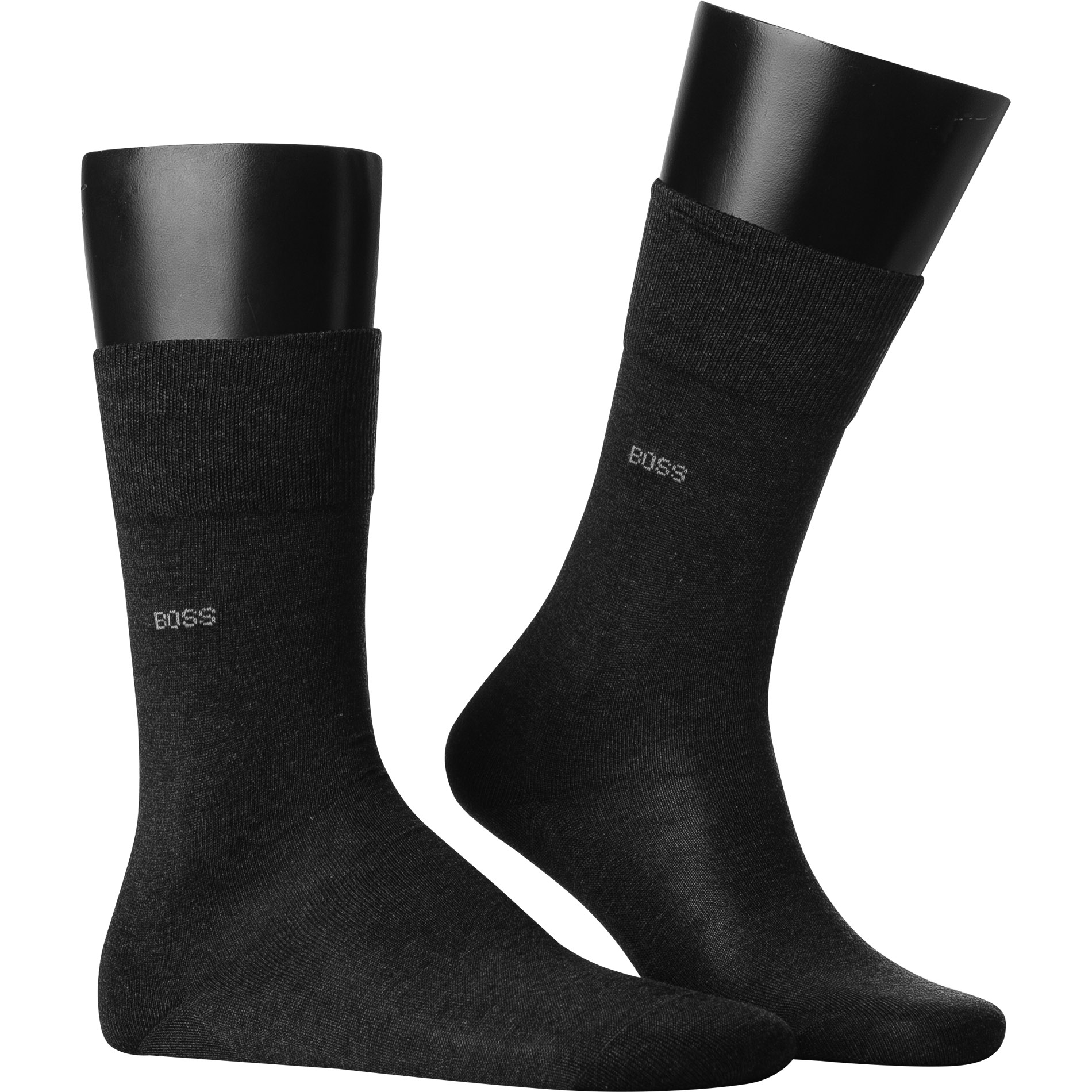 Boss Black Herren Socken Grau Ägyptische Baumwolle Unifarben