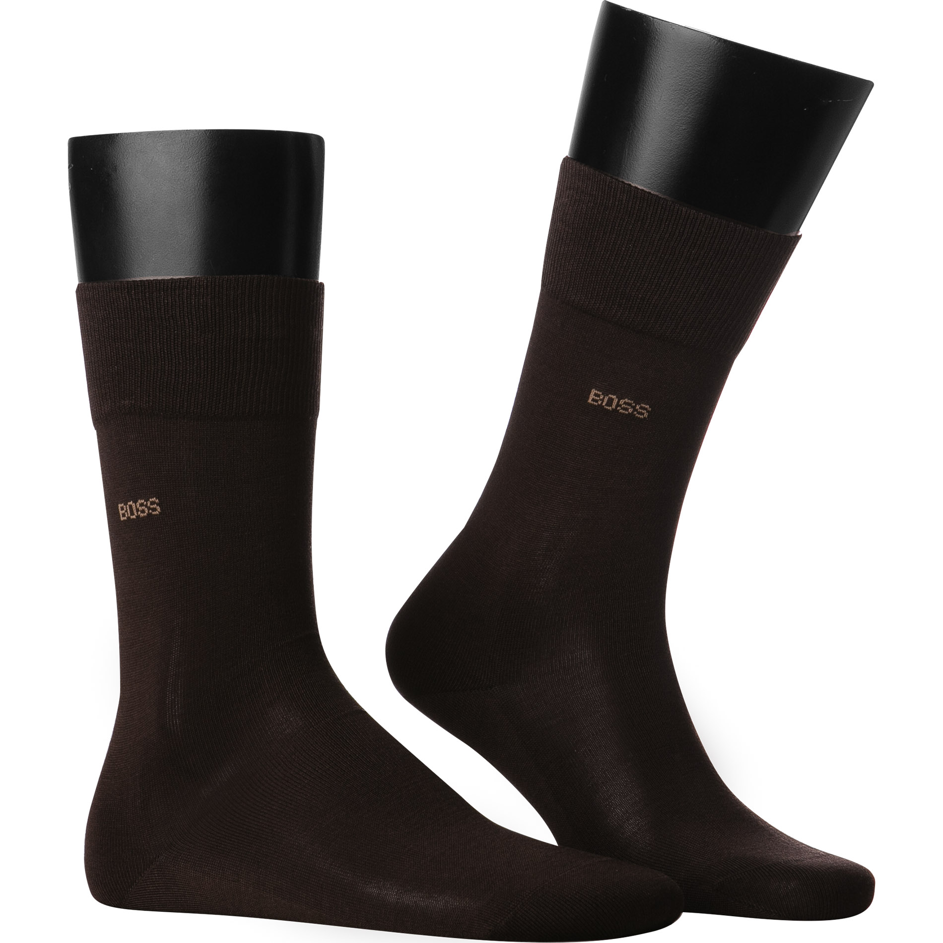 BOSS Black Herren Socken braun Baumwolle unifarben