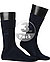 Socken, Ägypische Baumwolle, navy - navy