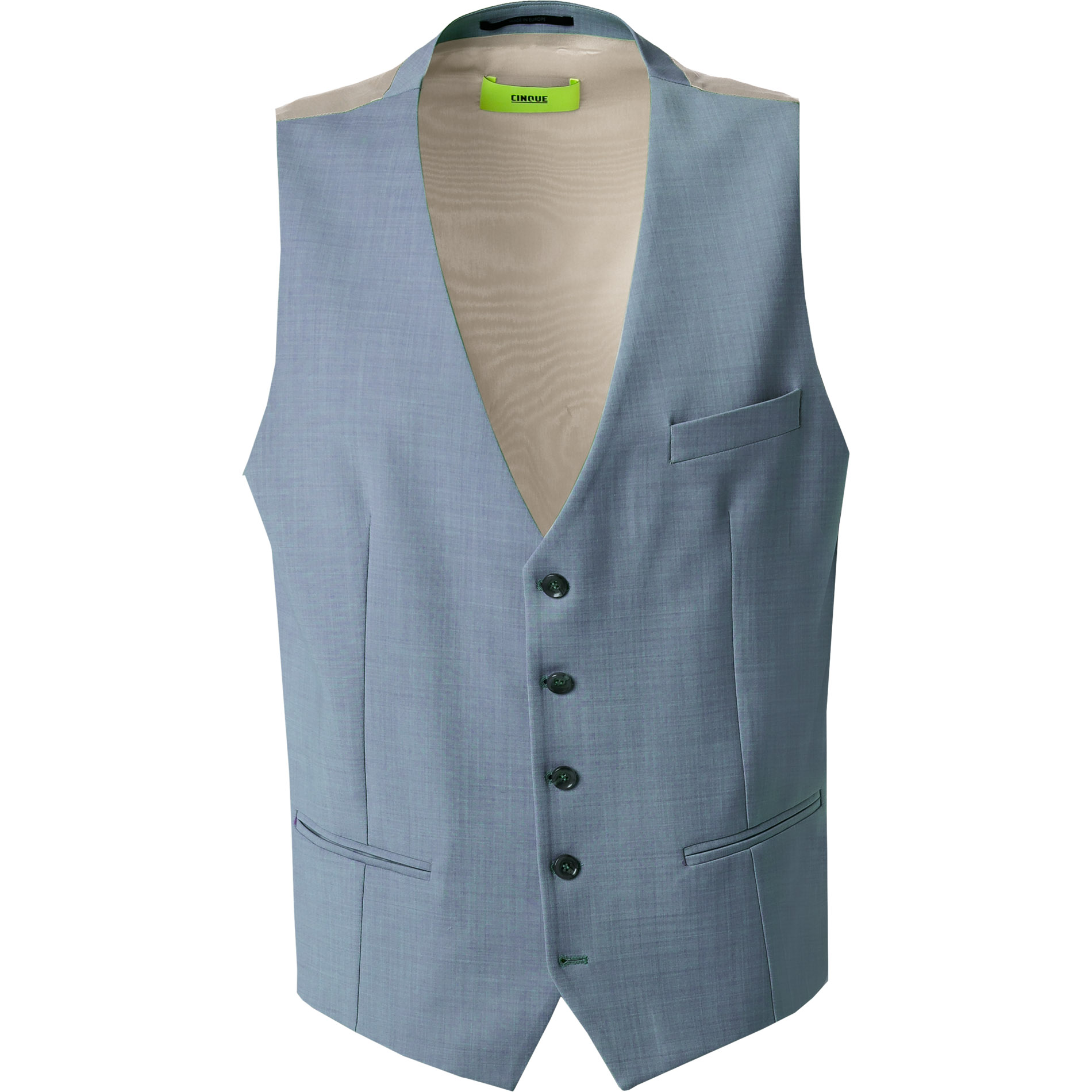CINQUE Herren Weste blau meliert