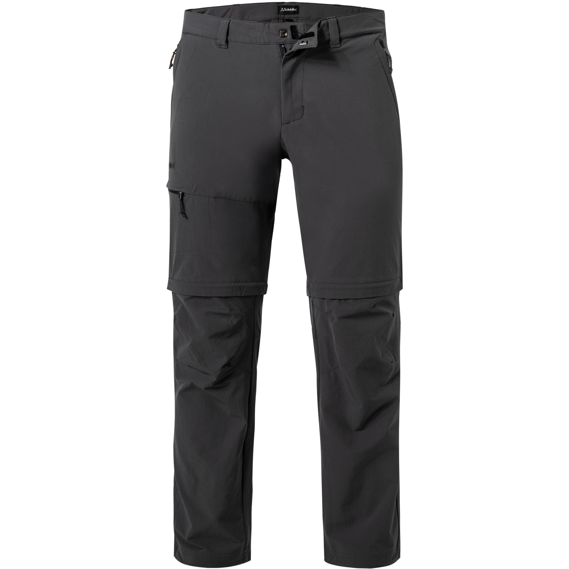 Schöffel Herren Hose grau Mikrofaser/Funktion unifarben