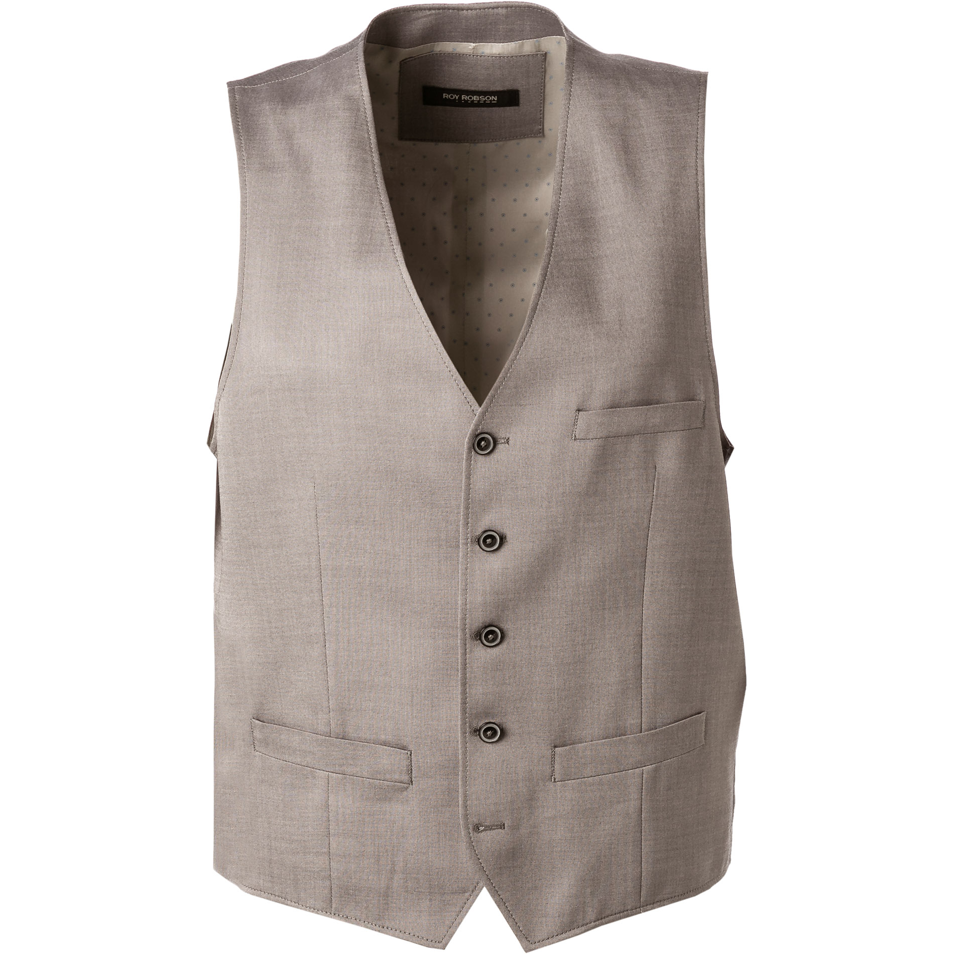 ROY ROBSON Herren Weste beige