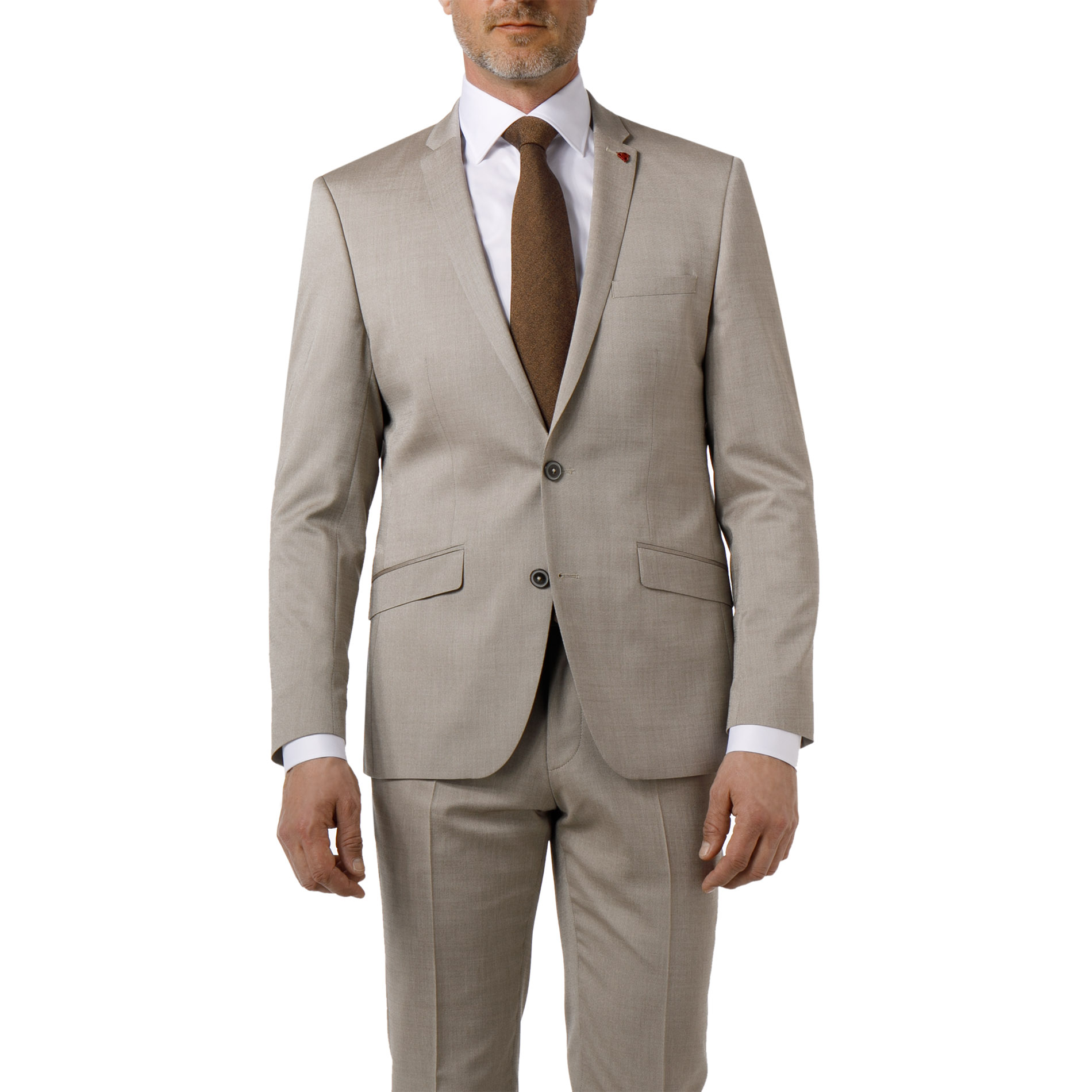 ROY ROBSON Herren Sakko beige Slim Fit
