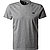 T-Shirt, Regular Fit, Baumwolle, grau meliert - grau