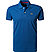 Polo-Shirt, Slim Fit, Baumwoll-Piqué, dunkelblau - dunkelblau