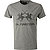 T-Shirt, Regular Fit, Baumwolle, grau - grau