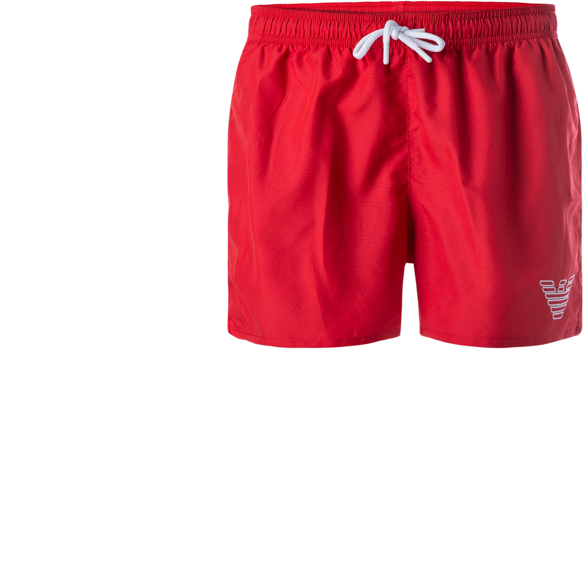 EMPORIO ARMANI Herren Badeshorts rot Mikrofaser unifarben