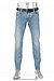 Jeans Slipe, Tapered Fit, Baumwoll-Stretch 11oz, jeansblau - jeansblau
