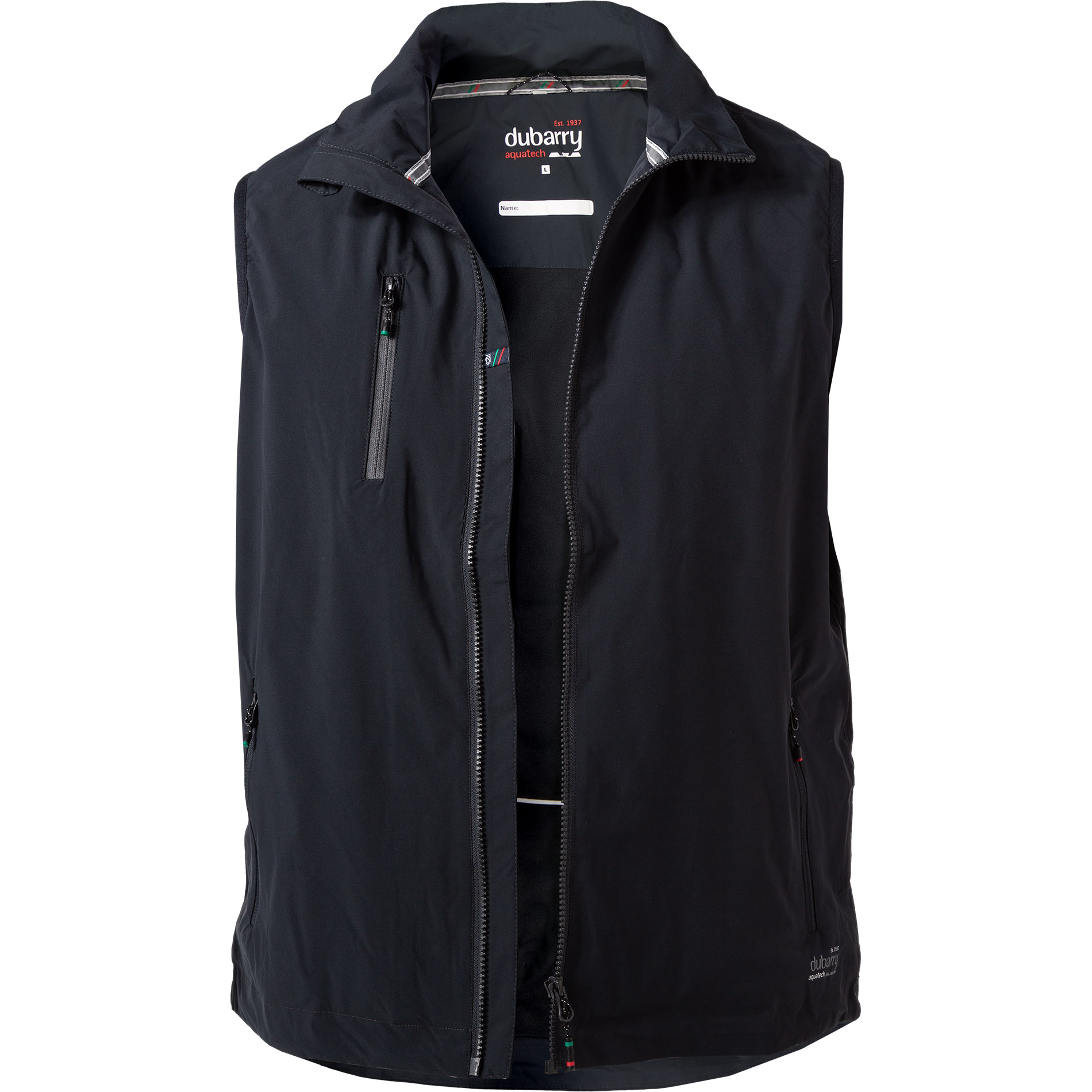 dubarry Herren Funktionsweste grau Mikrofaser unifarben
