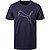 T-Shirt, Regular Fit, Mikrofaser, tiefblau - tiefblau