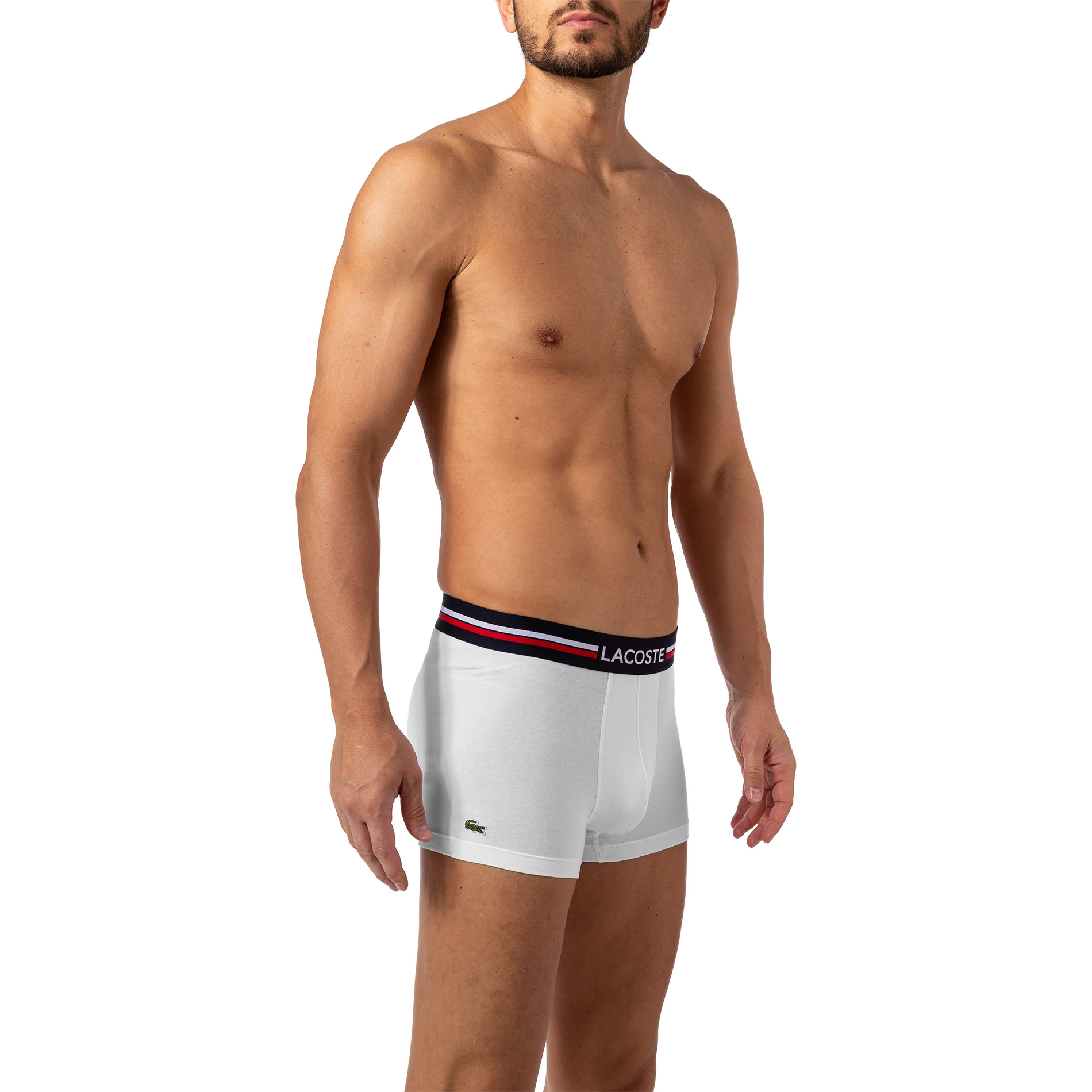 Lacoste Herren Boxershorts Blau Baumwolle & Mix Unifarben