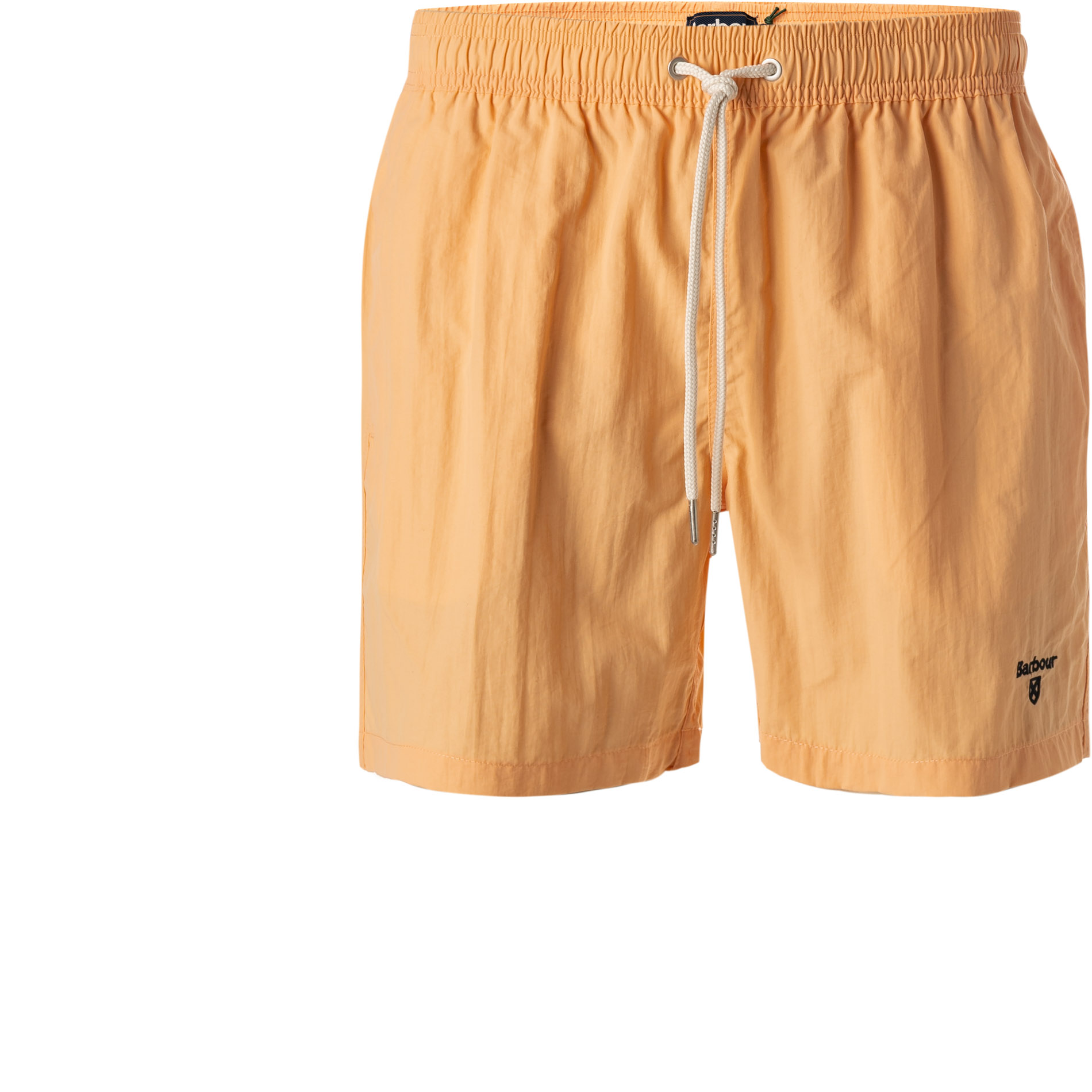 Barbour Herren Badeshorts orange Mikrofaser unifarben