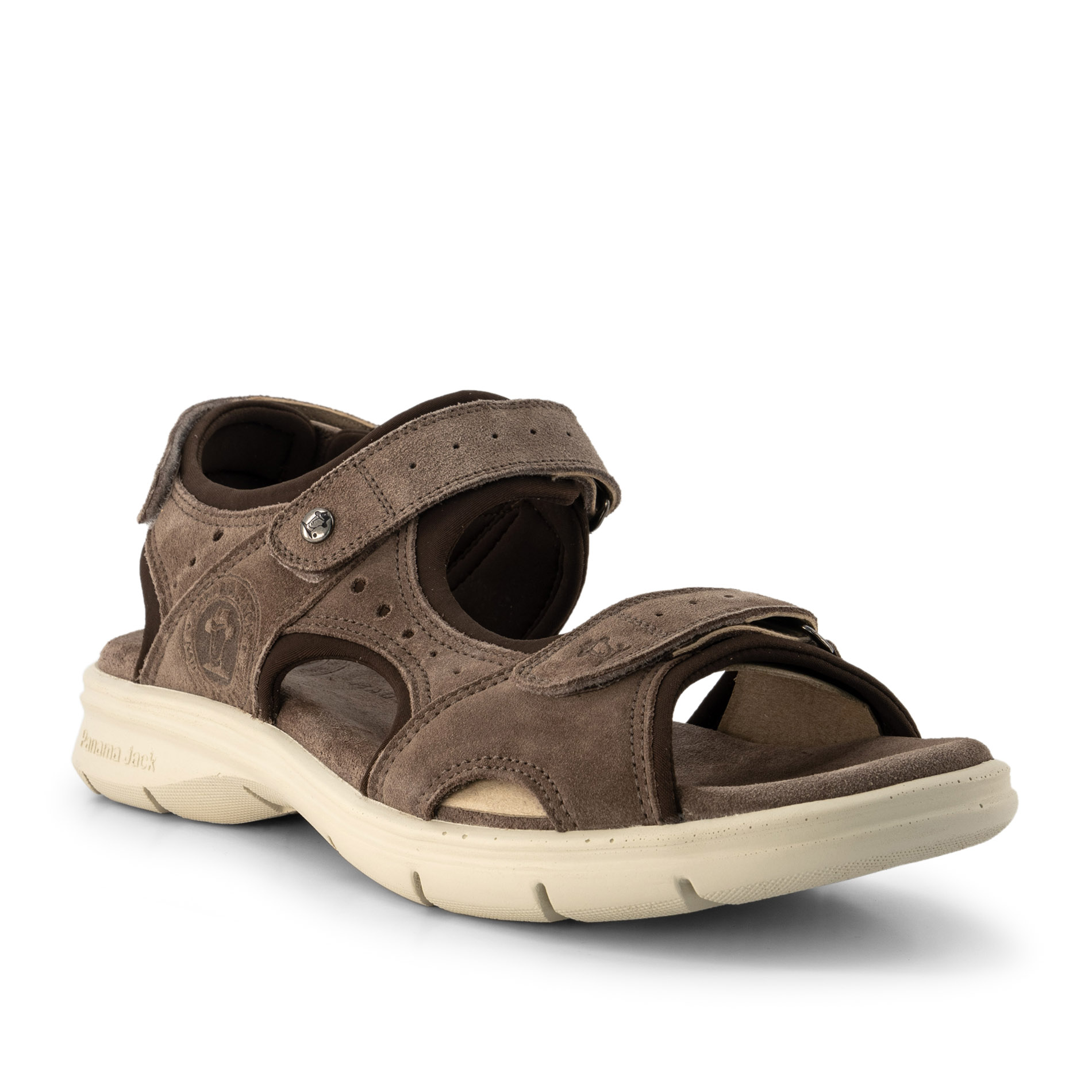 Panama Jack Herren Sandalen braun Veloursleder