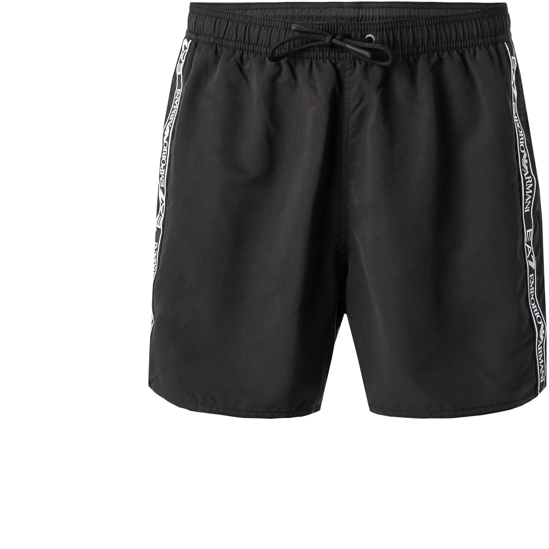 EA7 Herren Badeshorts schwarz Mikrofaser unifarben