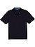 Polo-Shirt, mercerisierte Baumwolle, navy - navy