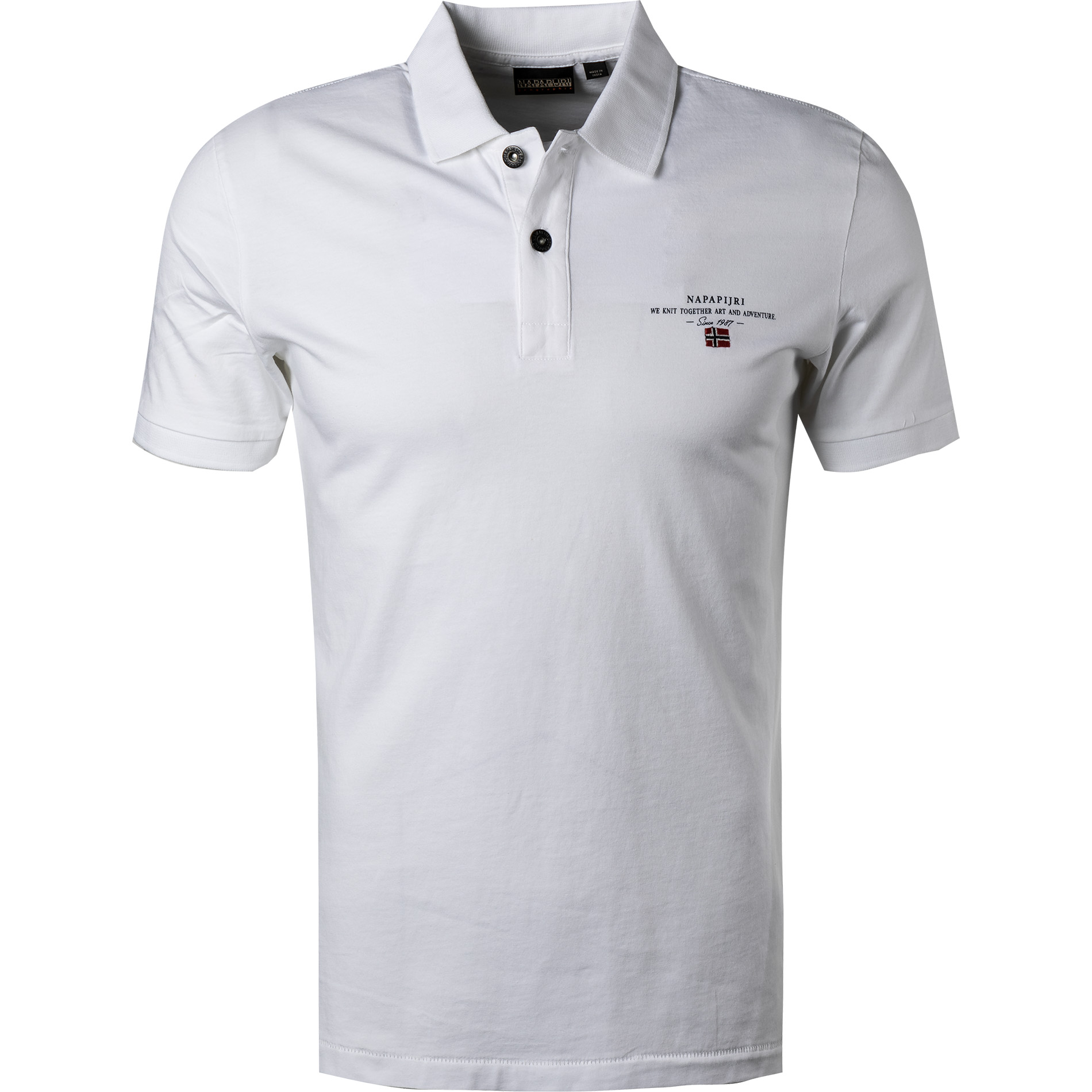 NAPAPIJRI Herren Polo-Shirt weiß