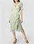 Wickelkleid mit Lurex - pale green