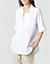 Bluse aus reinem Leinen - weiß