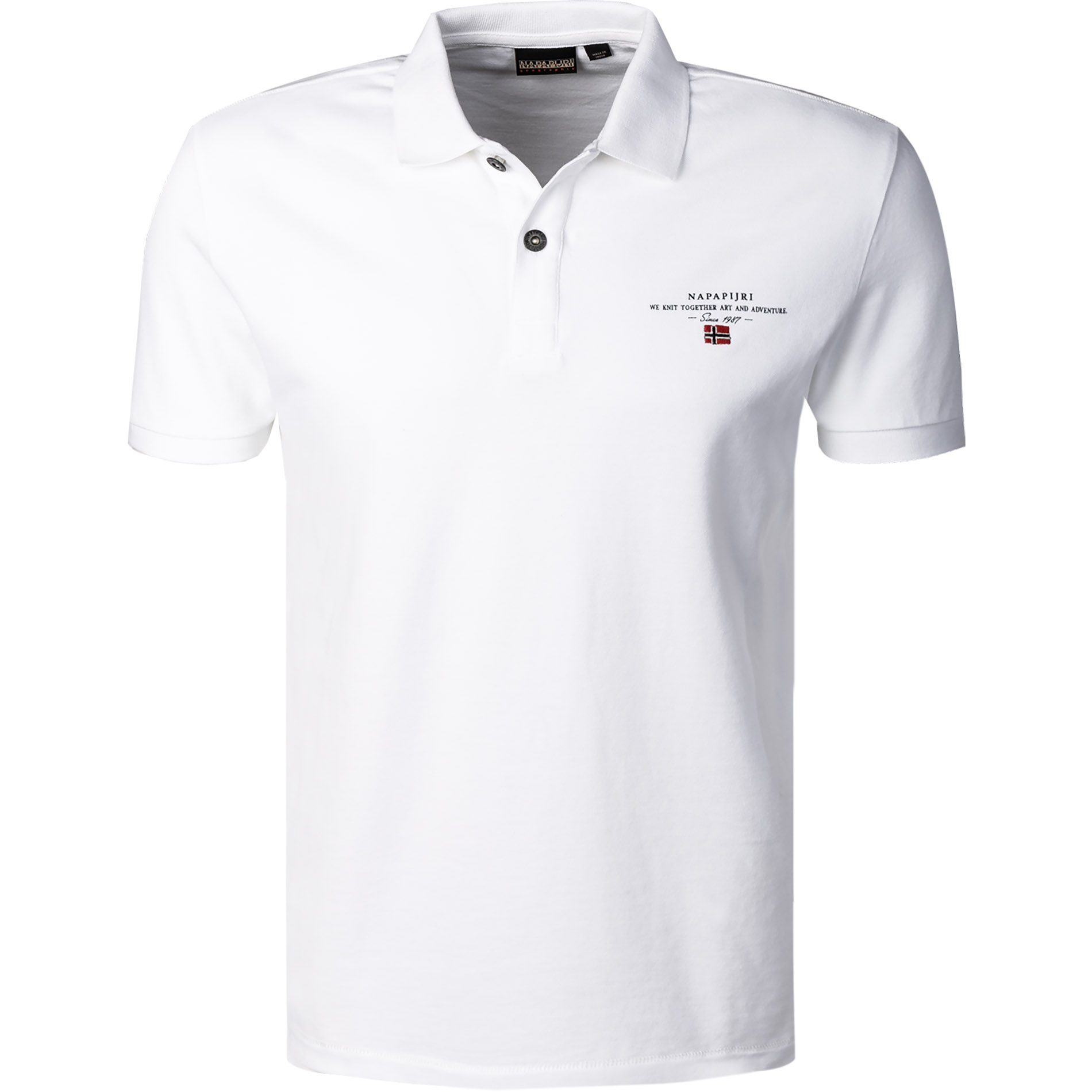 NAPAPIJRI Herren Polo-Shirt weiß