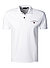 Polo-Shirt, Regular Fit, Baumwoll-Piqué, weiß - weiß