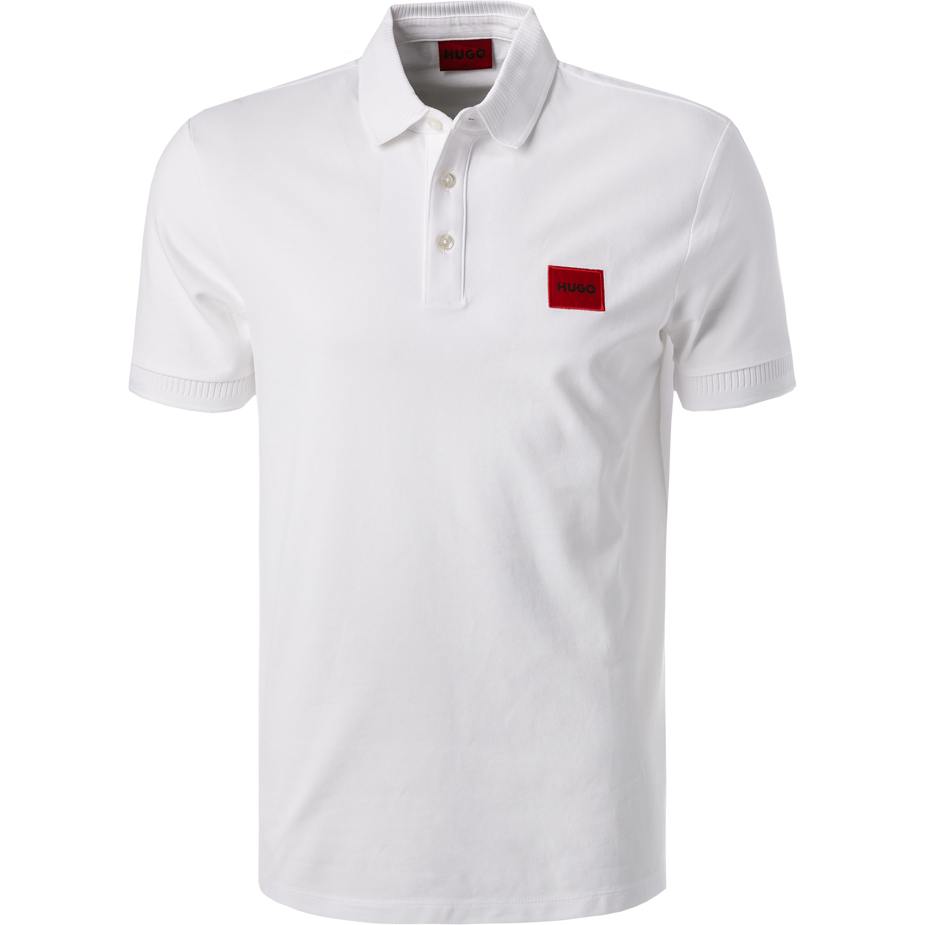 Hugo Herren Polo-Shirt Weiß Slim Fit