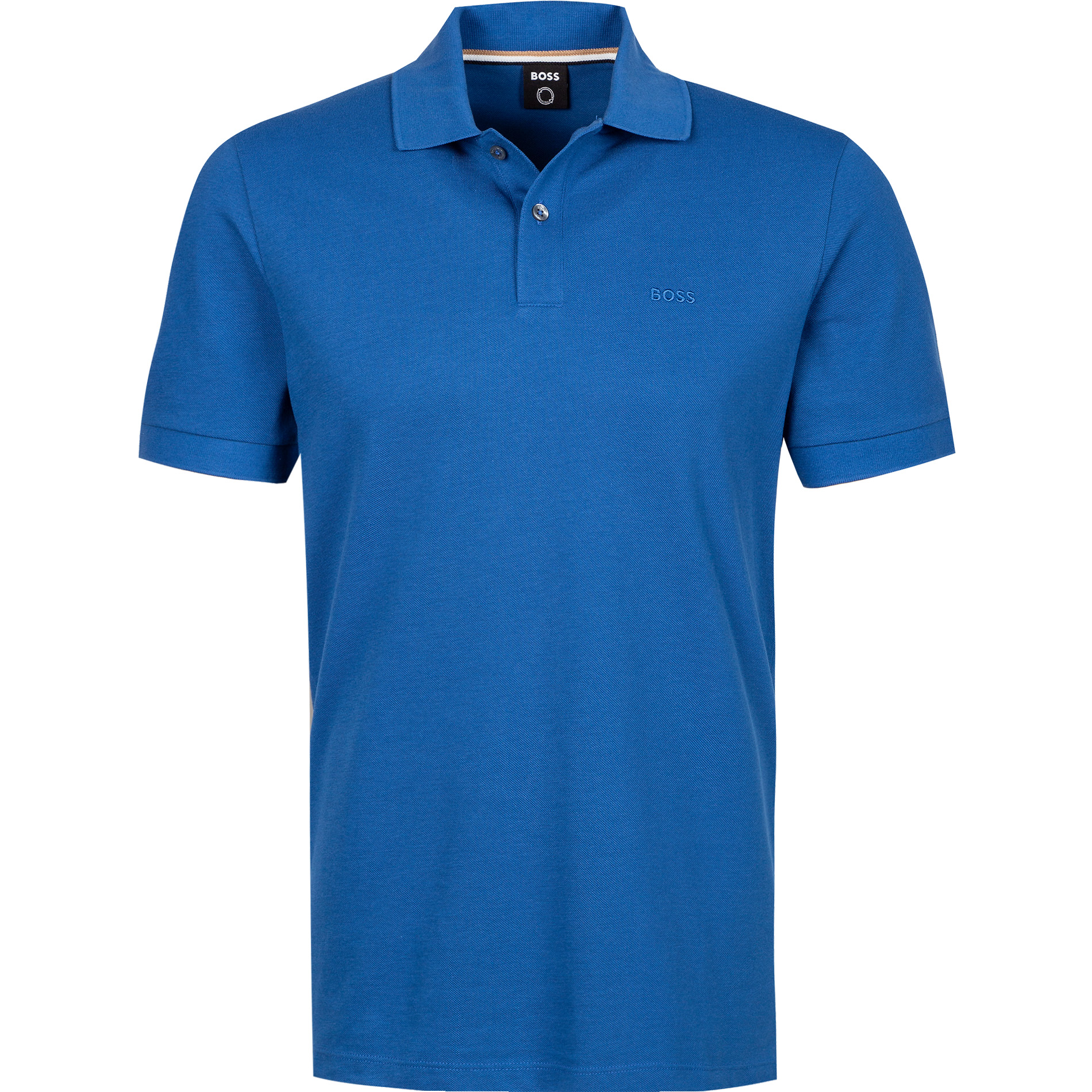 Boss Black Herren Polo-Shirt Blau