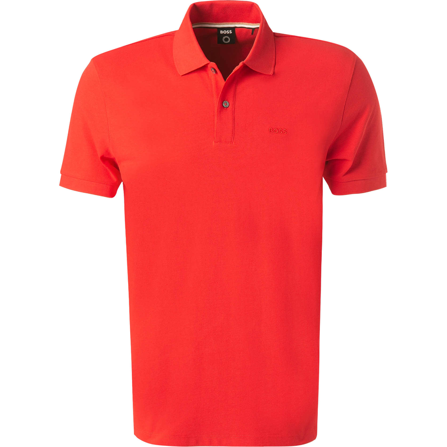 BOSS Black Herren Polo-Shirt rot