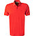 Polo-Shirt, Baumwoll-Piqué, rot - rot