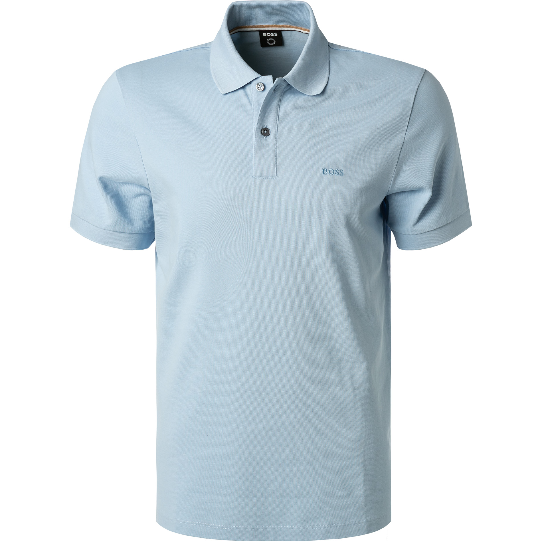 Boss Black Herren Polo-Shirt Blau