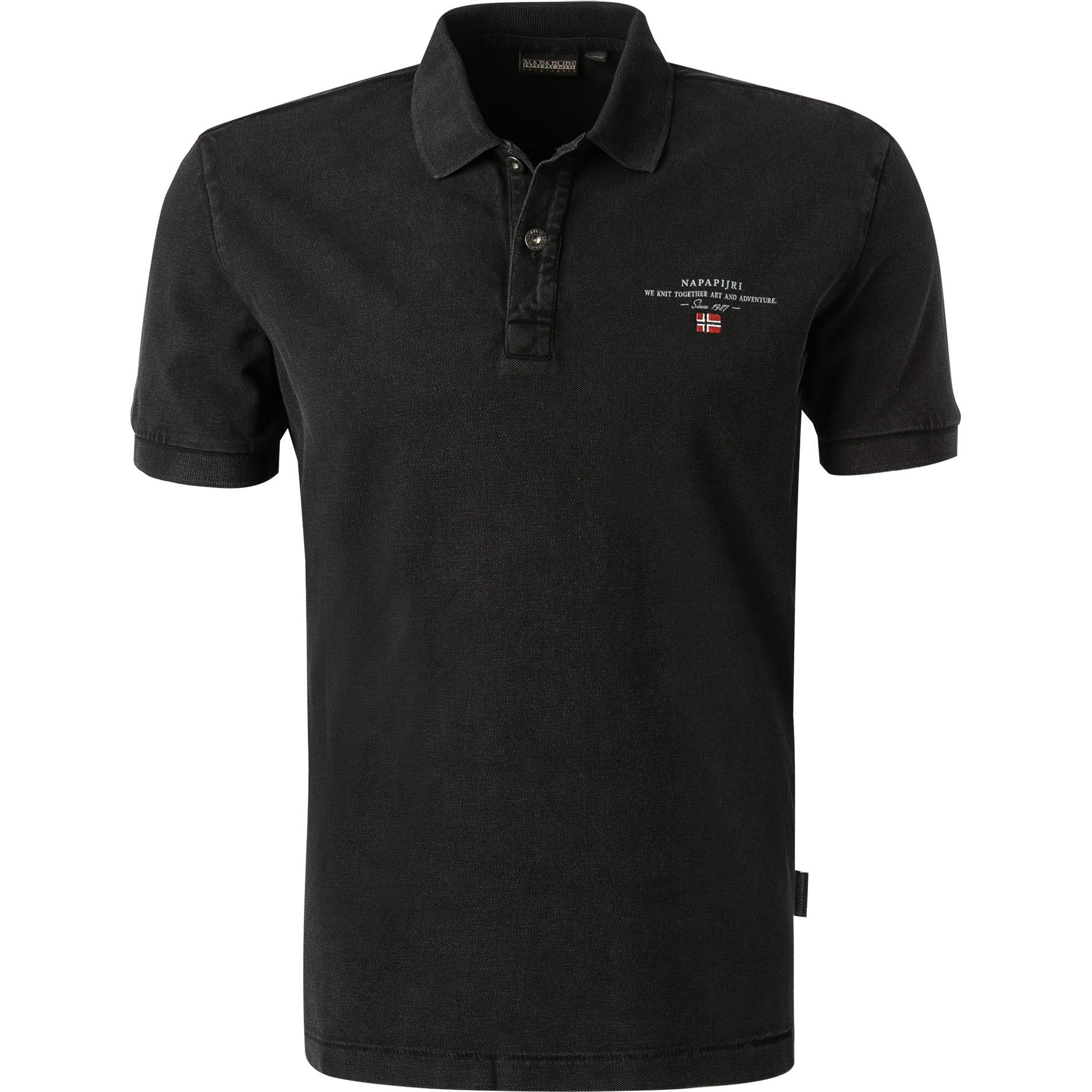 NAPAPIJRI Herren Polo-Shirt schwarz
