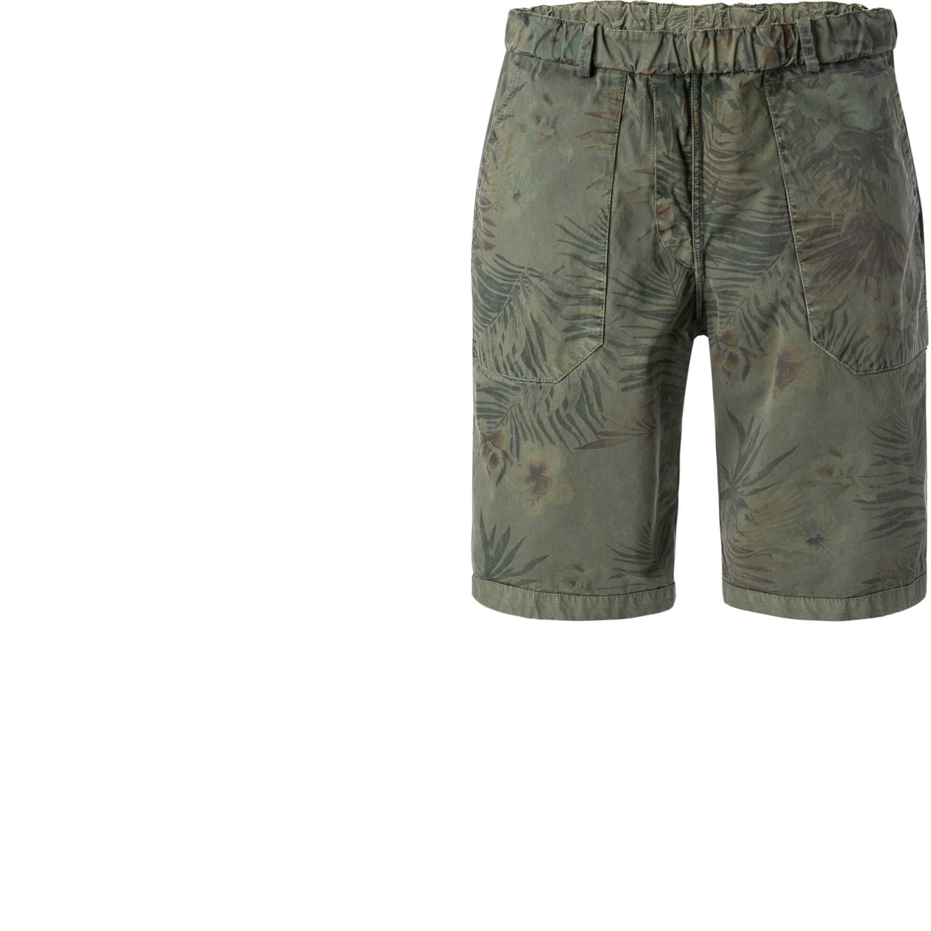 BOB Herren Bermudas grün Baumwolle