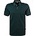Polo-Shirt, Baumwoll-Piqué, dunkelgrün - dunkelgrün